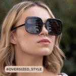 Trendy Oversized Polarized Sunglasses for Women