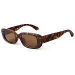 KUGUAOK Retro Rectangle Sunglasses for All
