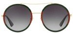Gucci Green Gradient Round Sunglasses GG0061S