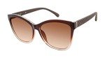 Jessica Simpson Quilted Rectangular Sunglasses - UV400