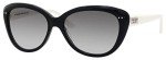 Kate Spade Angeliq Cat-Eye Sunglasses, Black/Gray