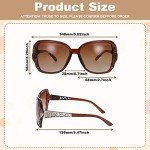 Oversized UV400 Designer Sunglasses for Women