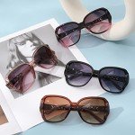 Oversized UV400 Designer Sunglasses for Women