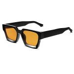 VANLINKER Retro Thick Square Sunglasses for All