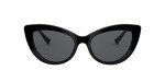 Versace Women's Black Frame Sunglasses with Grey Lenses