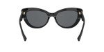 Versace Women's Black Frame Sunglasses with Grey Lenses