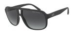 Armani Exchange Matte Black/Grey Gradient Sunglasses for Men