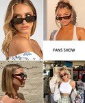 Tskestvy Retro Square Sunglasses for Trendy Styles