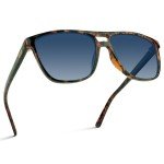 Polarized Double Bridge Aviator Sunglasses for All