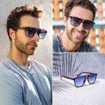 Polarized Double Bridge Aviator Sunglasses for All