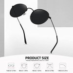 MEETSUN Retro Round Polarized Sunglasses for All