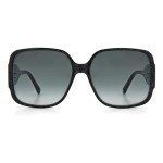 Jimmy Choo Tara Square Sunglasses Black/Silver