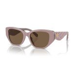 Tory Burch Pearlized Pink Rectangular Sunglasses Bundle