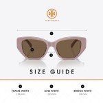 Tory Burch Pearlized Pink Rectangular Sunglasses Bundle