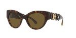 Versace Women's Havana Sunglasses with Dark Lenses