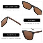 ZENOTTIC Men's Polarized UV400 Square Sunglasses