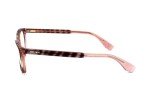 Jimmy Choo Striped Glitter Rectangular Sunglasses 53