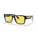 BURBERRY Knight BE4358 Black/Yellow Square Sunglasses