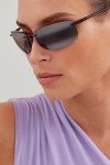 Maui Jim Hookipa Polarized Rimless Sunglasses - Tortoise