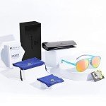 Lasiyanor Lightweight Polarized Retro 70s Sunglasses