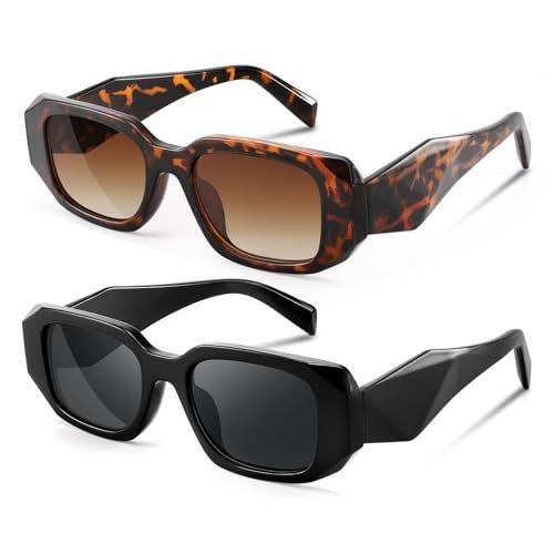 Trendy Retro Rectangle Sunglasses for All