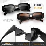 Trendy Retro Rectangle Sunglasses for All