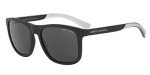 Armani Exchange Matte Black/Grey Square Sunglasses Bundle
