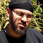 Retro Rimless Gold Frame Clear Lens Sunglasses