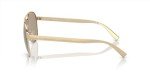 Versace Gold Frame Sunglasses with Brown Lenses