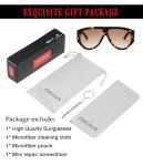 ZIMUSUN Oversized Tortoise Aviator Sunglasses