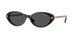 Versace VE4469 Black Oval Sunglasses for Women