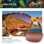 Maui Jim Hookipa Polarized Rimless Sunglasses - Tortoise