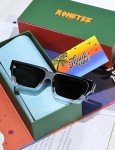 Trendy Gradient Black Rectangle Sunglasses for Men