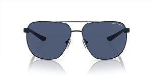 A|X Armani Exchange Matte Blue Aviator Sunglasses
