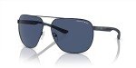 A|X Armani Exchange Matte Blue Aviator Sunglasses