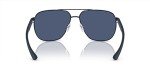 A|X Armani Exchange Matte Blue Aviator Sunglasses