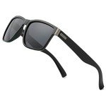 DUBERY Retro Polarized Sunglasses for Men and Women