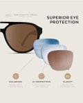 Retro Polarized Aviator Sunglasses for All