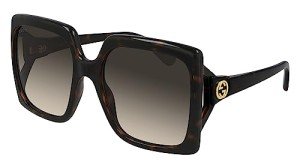 Gucci Dark Havana Square Sunglasses GG0876S