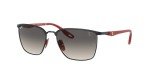 Ray-Ban Scuderia Ferrari Matte Black Square Sunglasses