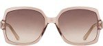 Jimmy Choo Sammi Square Sunglasses in Nude