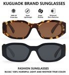 Trendy KUGUAOK Irregular Rectangle UV Sunglasses for Women