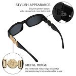 Trendy KUGUAOK Irregular Rectangle UV Sunglasses for Women