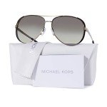 Michael Kors Chelsea Aviator Sunglasses + Eyewear Kit