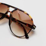 Retro Tortoise Oversized Aviator Sunglasses for All