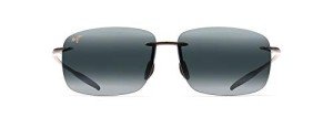 Maui Jim Breakwall Polarized Rimless Sunglasses - Black