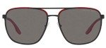 Prada Linea Rossa PS 50YS Black/Red Sunglasses