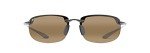 Maui Jim Hookipa Polarized Rimless Sunglasses - Black/Bronze