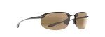 Maui Jim Hookipa Polarized Rimless Sunglasses - Black/Bronze
