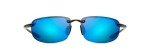 Maui Jim Hookipa Polarized Rimless Sunglasses - Smoke Blue
